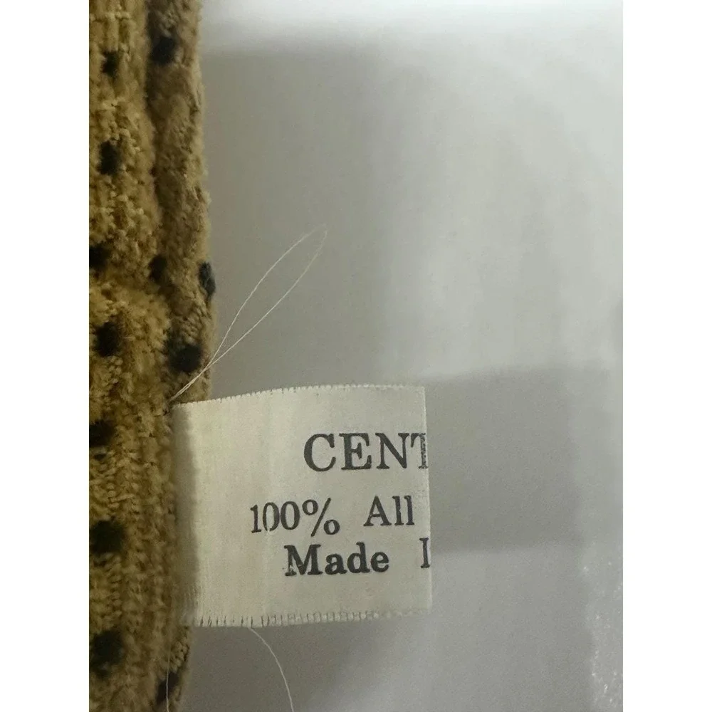 Centrum Needlepoint Cheetah Pillow Tan Animal Print Safari Jungle Decor Square